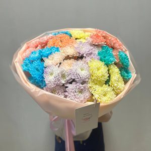 11 хризантем микс